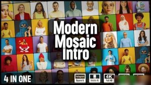 Videohive Modern Mosaic Opener Openers template preview
