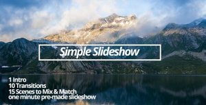Videohive Simple Slideshow 10731099 Openers template preview