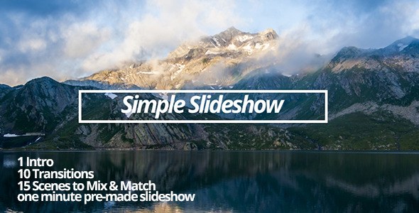 Videohive Simple Slideshow 10731099 Openers template preview