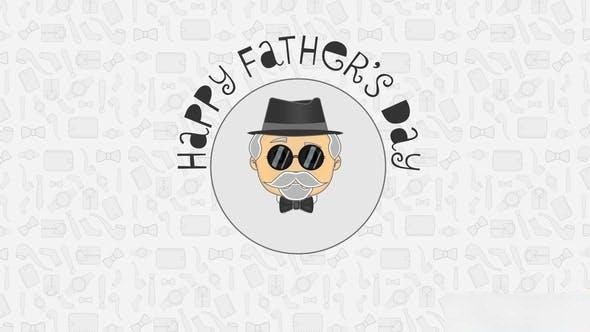 Videohive Happy Father's Day Logo Reveal Logo Stings template preview