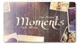 Videohive Happy Moments Slideshow Video Displays template preview