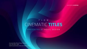 FLOW - Cinematic Titles Video Displays template preview