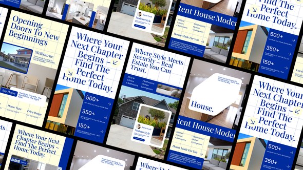 Videohive Real Estate Promotion Reels & Story Product Promo template preview