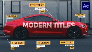 Videohive Modern Titles Package | Call Outs Titles template preview