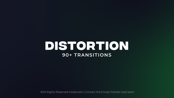Videohive Distortion Transitions Broadcast-packages template preview
