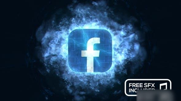 Videohive Pixel Energy Logo Reveal Logo Stings template preview