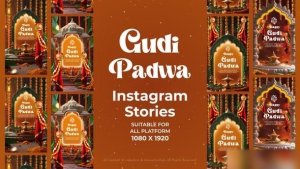 Videohive Gudi Padwa Instagram Stories Openers template preview
