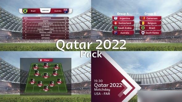 Videohive Soccer Broadcast - Qatar Cup 2022 Broadcast-packages template preview