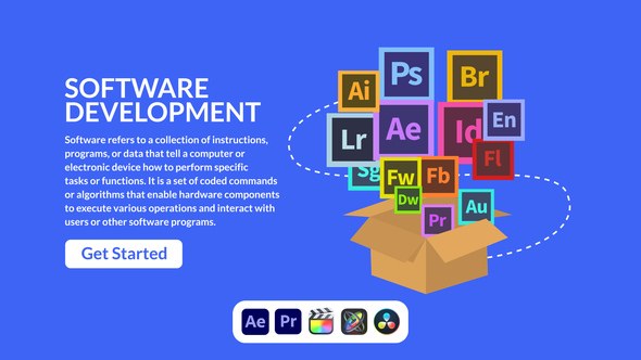 Videohive Software Design Concept Product Promo template preview