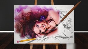 Videohive Sketch and Paint Video Displays template preview