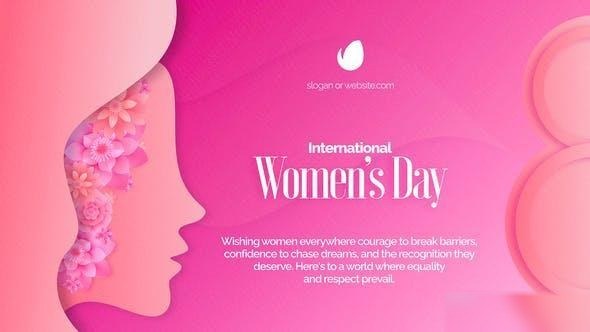 Videohive Happy WomenвЂ™s Day - Opener | Greeting | Intro V.02 Openers template preview