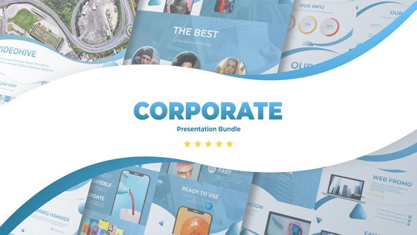 Presentation Bundle Video Displays template preview