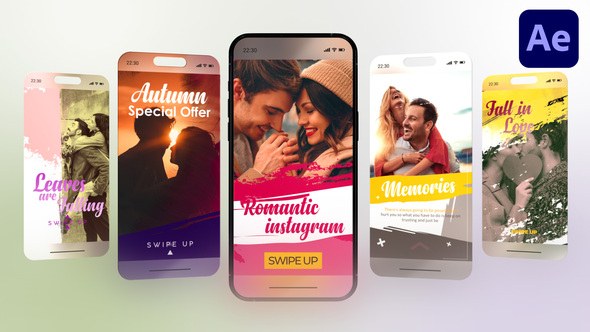 Videohive Instagram - Love Romantic Video Displays template preview