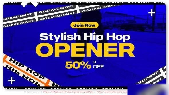 Videohive Stylish Hip Hop Opener 28442246 Openers template preview