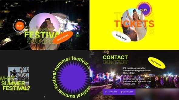 Videohive FEST PROMO Openers template preview
