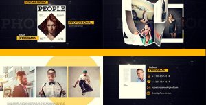 Videohive Photobook Video Displays template preview