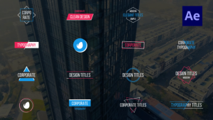 Videohive Corporate Titles 36773420 Titles template preview