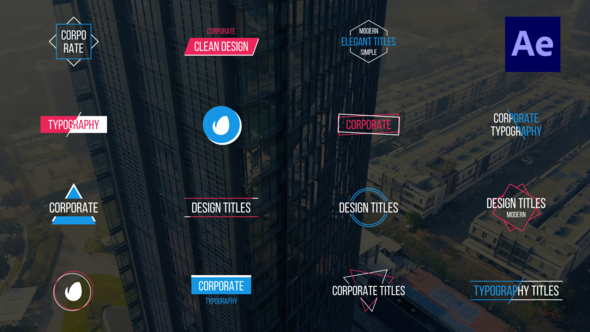 Videohive Corporate Titles 36773420 Titles template preview