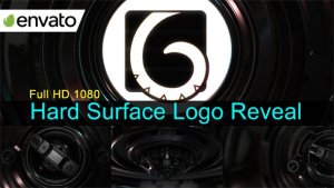 Hard Surface Logo Reveal / Element 3D Video Displays template preview