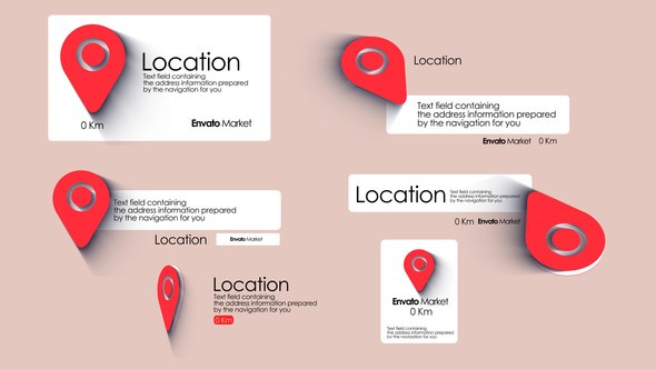 Videohive Location Titles 49171747 Titles template preview