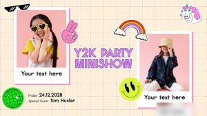 Videohive Y2K Photo Slideshow Openers template preview