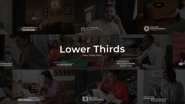 Videohive Lower Thirds | After Effects 50857594 Titles template preview