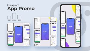 Videohive Minimal App Promo Instagram Product Promo template preview