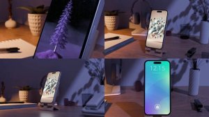 Videohive Office Phone 16 Mockups Product Promo template preview