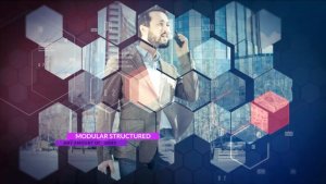 Videohive Business Showcase 04_Hex 2 Video Displays template preview