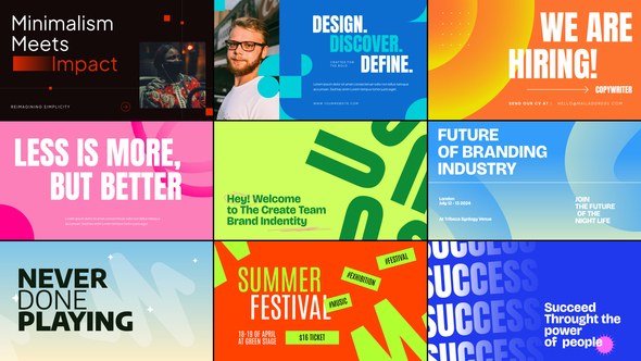 Videohive Modern Typography 59717049 Titles template preview
