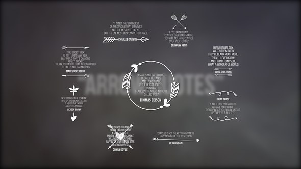 Videohive Arrow Quotes | After Effects Titles template preview