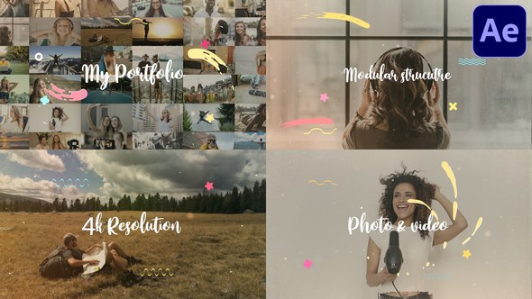 Videohive Portfolio Slideshow | After Effects Elements template preview