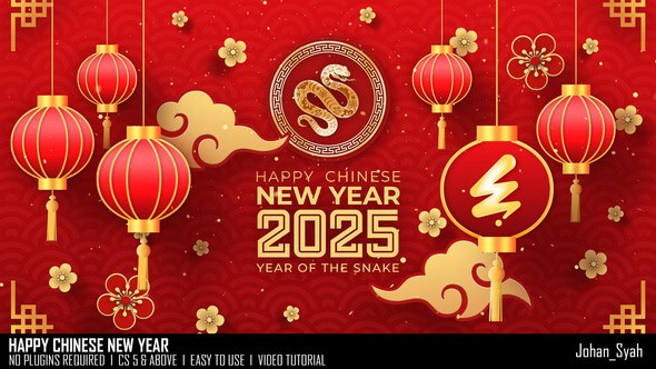 Videohive Happy Chinese New Year 56177420 Openers template preview