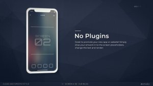 Mobile App Promo Video Displays template preview