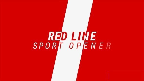 Videohive Red Line / Sport Promo Openers template preview