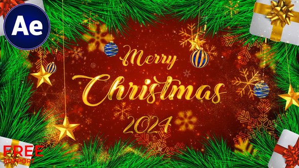 Videohive Merry Christmas Intro || Xmas Intro Video Displays template preview