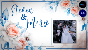 Videohive Floral & Watercolor Wedding Invitation 3.0 Video Displays template preview