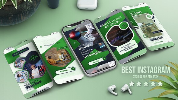 Videohive E-Learning Instagram Stories Reels TikTok Shorts Product Promo template preview