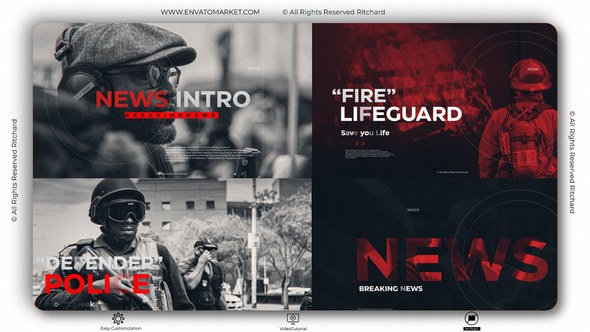 Videohive News Intro 29834076 Broadcast-packages template preview