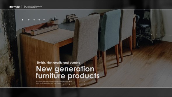 Videohive Furniture Product Promo Product Promo template preview