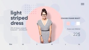 Fashion Shop Video Displays template preview