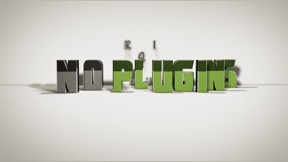 Videohive 3D Text Opener Logo Stings template preview