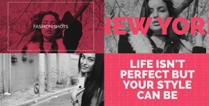 Videohive Fashion Shots - After Effects Templates Video Displays template preview