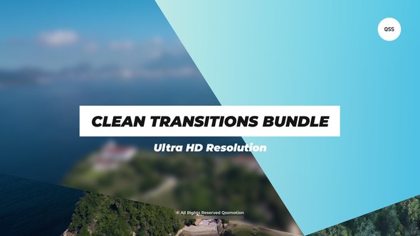 Videohive Clean Transitions Bundle Elements template preview
