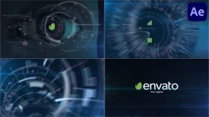 Videohive High Tech Logo V04 Eye Logo Stings template preview