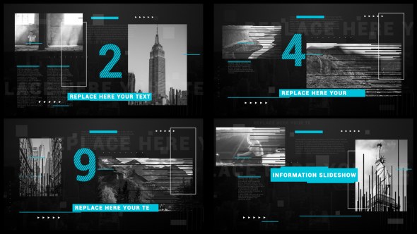 Videohive Information Slide Openers template preview