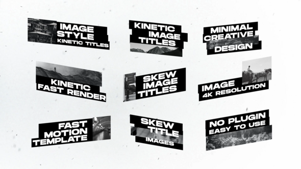 Videohive Image Titles Titles template preview