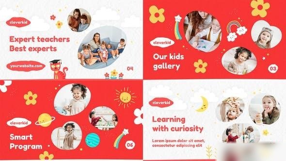 Videohive Kids Education Promo 32440708 Openers template preview