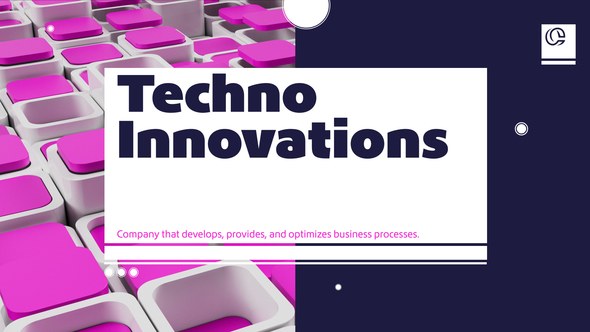 Videohive Techno Innovations Slides Elements template preview