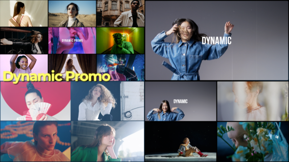 Videohive Dynamic Promo 45655519 Video Displays template preview